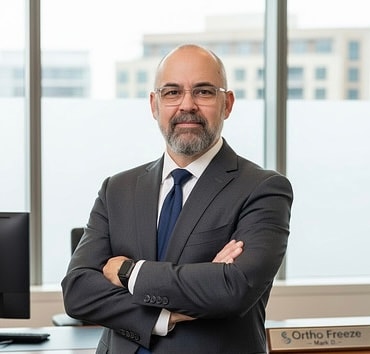 Mark S. Malone, MS, PT, founder of Ortho Freeze