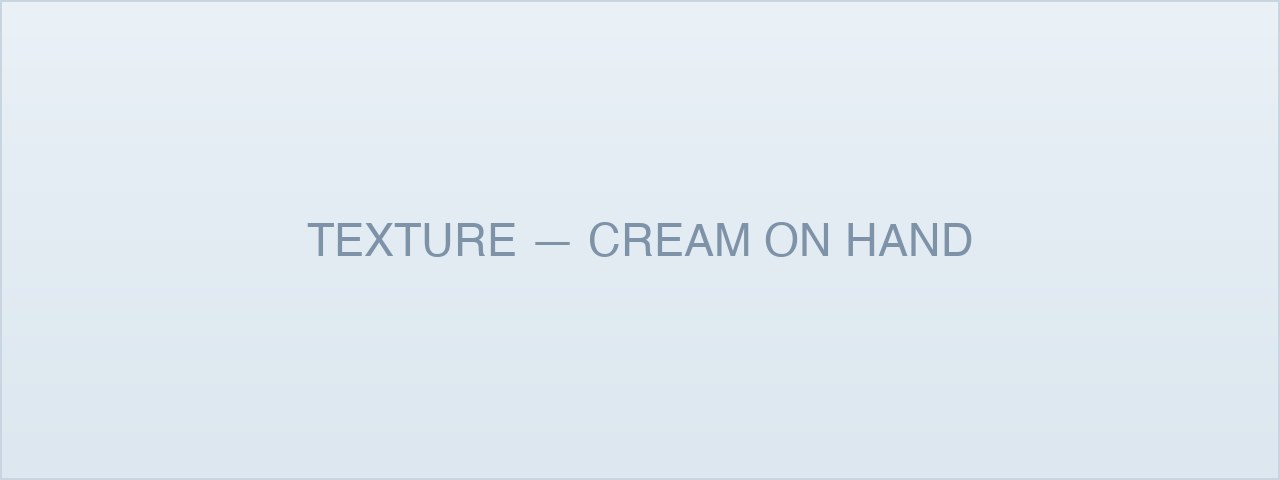 A close-up of Ortho Freeze cream on a hand